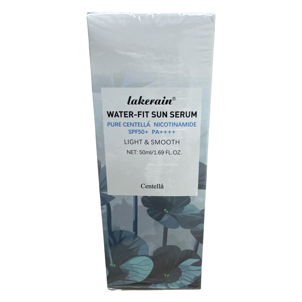 Lakerain Water-Fit Sun Serum SPF 50+ Centella Nicotinamide 50ml 1.69 fl oz NEW